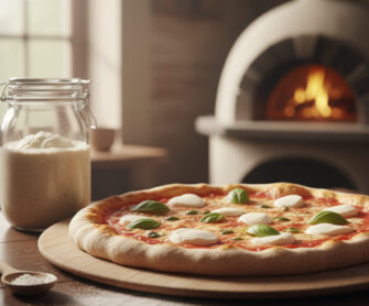 Pizza przygotowana na naturalnym zakwasie.