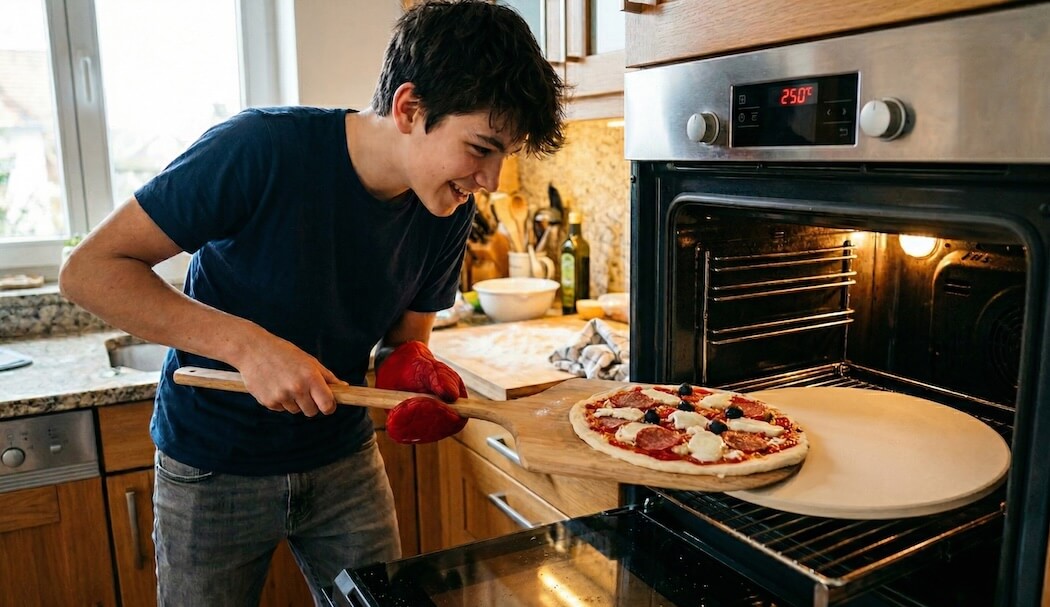 Jak piec pizzę na kamieniu?