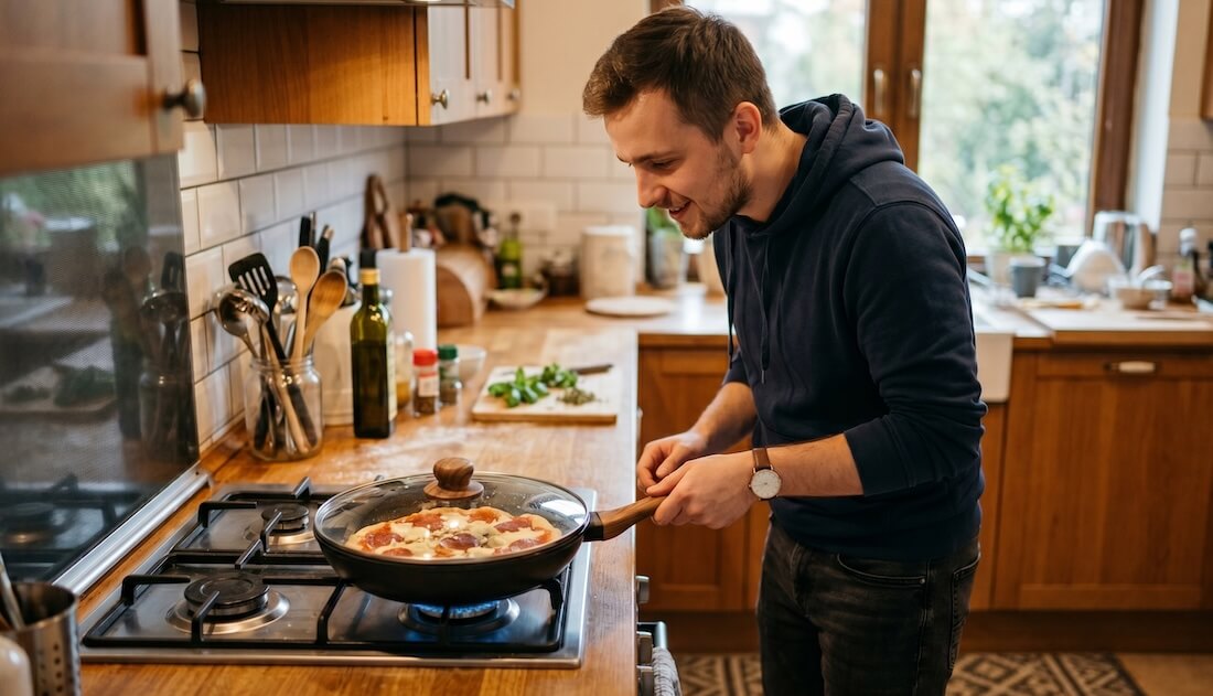 Jak zrobić pizzę na patelni?