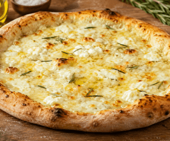 Pizza bianca.